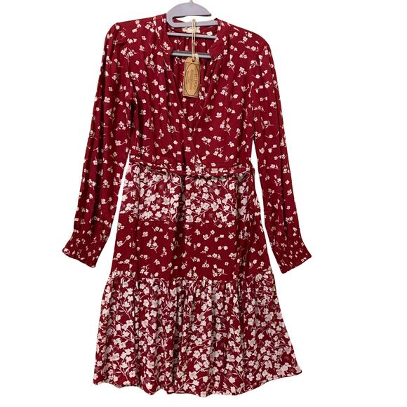 FAT FACE LEXI Poppy Meadow Dress Scarlet Red USA Sz 2 NWT - Picture 11 of 11